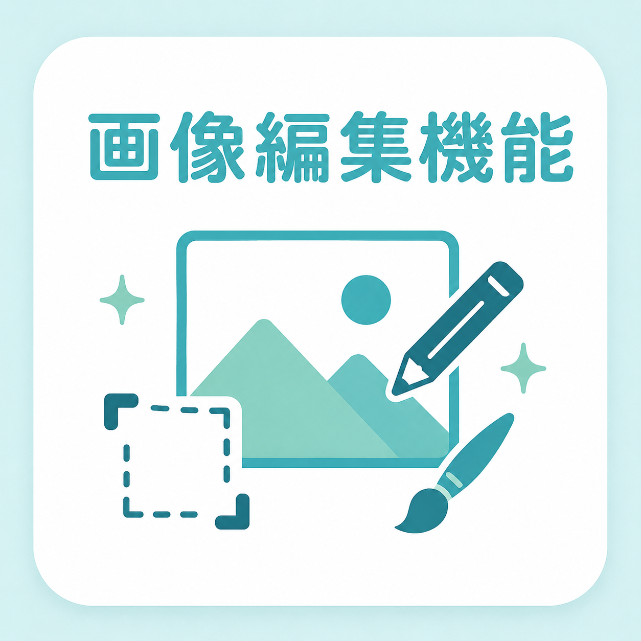 画像編集機能のイメージ